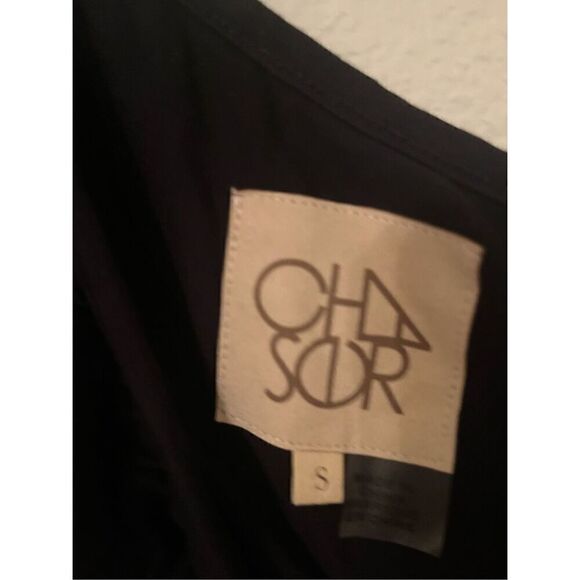 Chaser One Shoulder Ruffle Top In True Black NEW - Picture 4 of 6